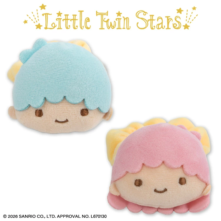 Sanrio｜Little Twin Stars plush hair tie｜ 6.3cm x 5.5cm approx.