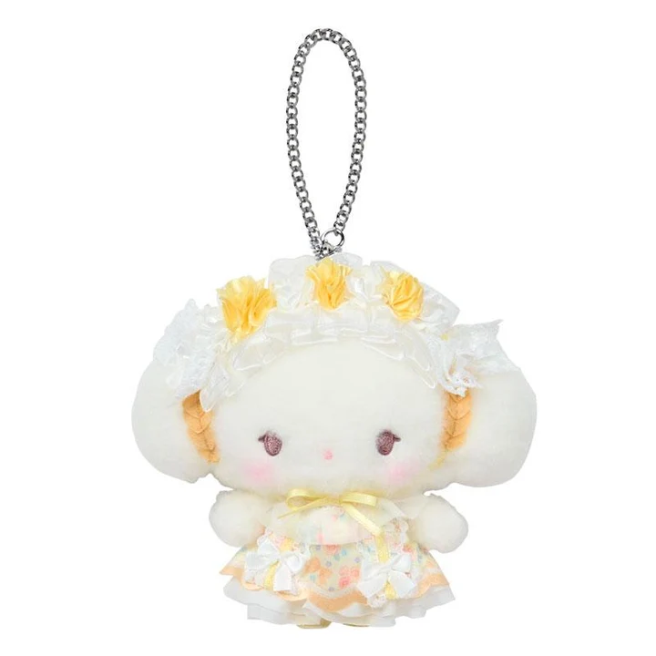 Sanrio｜Fairy Tale Party Frills Lace Dress Mascot Holder /Plush Keychain｜80×30×15mm approx.