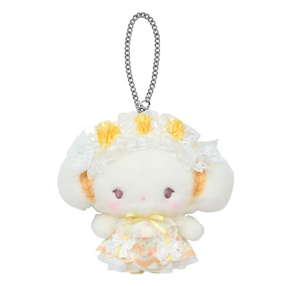 Sanrio｜Fairy Tale Party Frills Lace Dress Mascot Holder /Plush Keychain｜80×30×15mm approx.