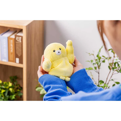 Nagano自嘲熊｜Characters Strong Nakama Fluffy Plush强壮肌肉迷你毛茸茸玩偶摆件/公仔/内有骨架和沙袋可摆造型｜約H150×W130×D70mm
