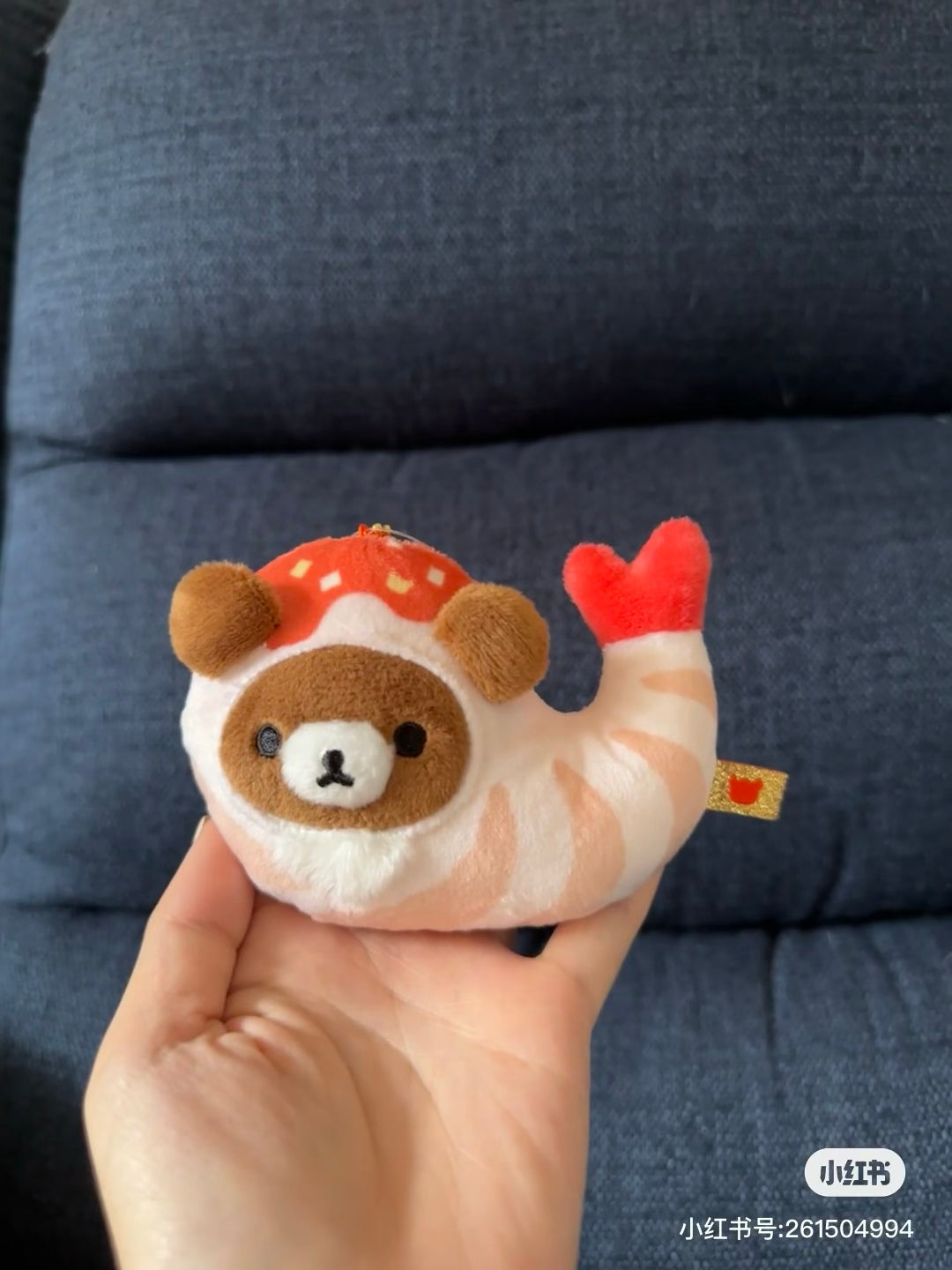 Rilakkuma轻松熊｜中华料理唐装系列可爱角色毛绒玩偶挂件/包挂｜約高さ60×幅105×奥行105mm