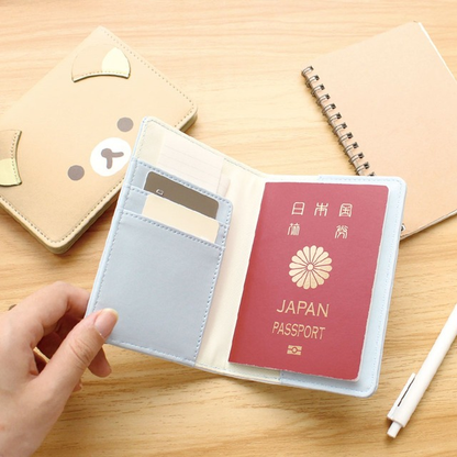 Rilakkuma｜Passport Cover Card Holder｜100×141×10mm approx.