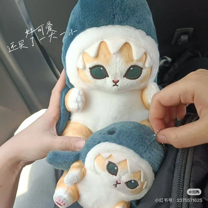 Mofusand｜ Potopeto Shark Nyan Mascot keychain｜ H130 x W110 x D130mm approx.