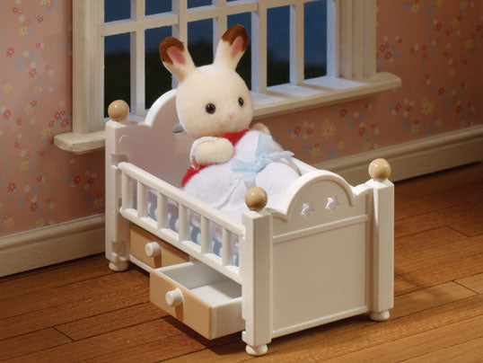 SylvanianFamilies森贝儿家族｜Chocolate Rabbit Baby Set巧克力兔宝宝家具套组5017