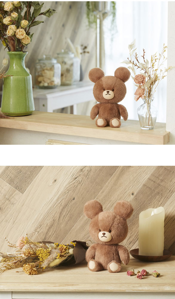 The bear’s school上学熊｜学院限定Jackie fluffy超柔软玩偶/公仔/手感超好｜约H22×W14×D9cm