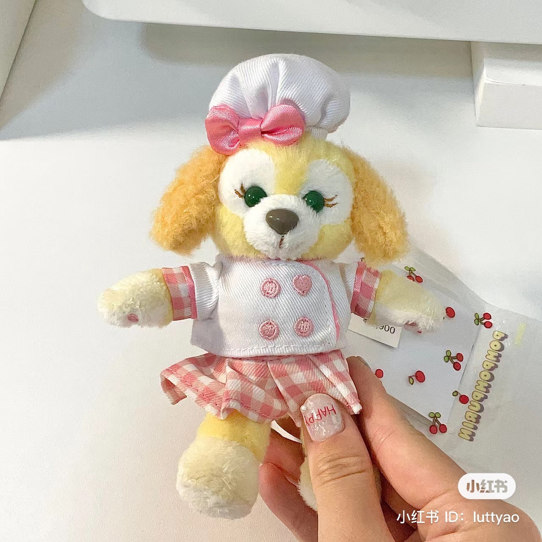 Disney｜Cookie安饼饼/可琦安厨师服毛绒站姿挂件