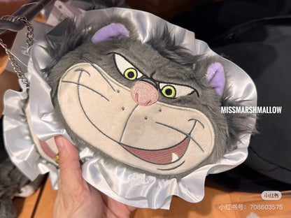 Disney｜ 2025 CAT DAY Cinderella Lucifer Pouch Chain｜14.5cm x 19cm  x 3cm approx.