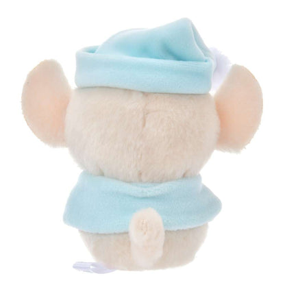 Disney迪士尼｜Winnie the Pooh Urupocha-chan Plush Doll Fruit Latte Color东迪冬日限定水果拿铁色睡衣睡帽斗篷系列豆豆眼毛绒小玩偶/公仔摆件｜约H11.5×W10.5×D7.5cm