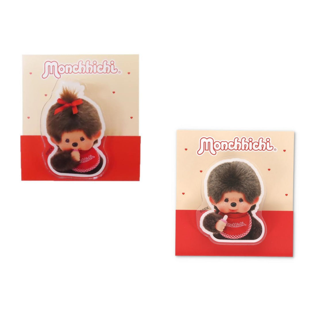 Monchhichi|Acrylic Clip|W42 x H53mm approx.