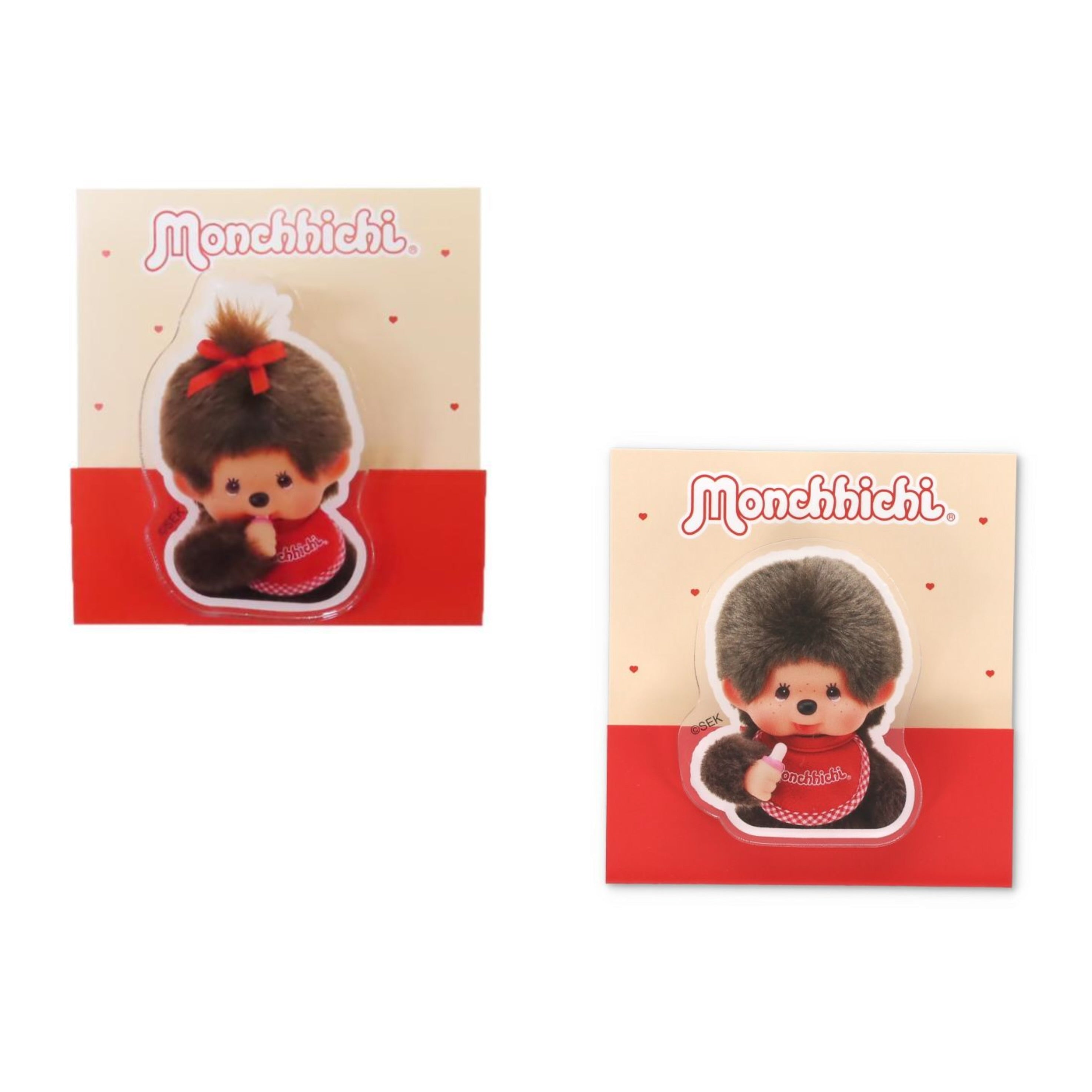 Monchhichi｜Acrylic Clip｜W42 x H53mm approx.