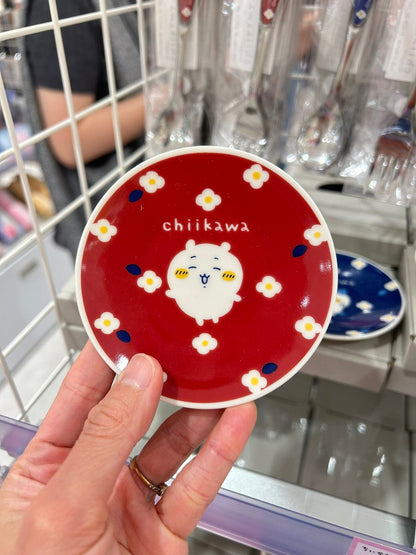 chiikawa｜Flower Garden Porcelain Sauce Small Plate ｜90×15mm approx.