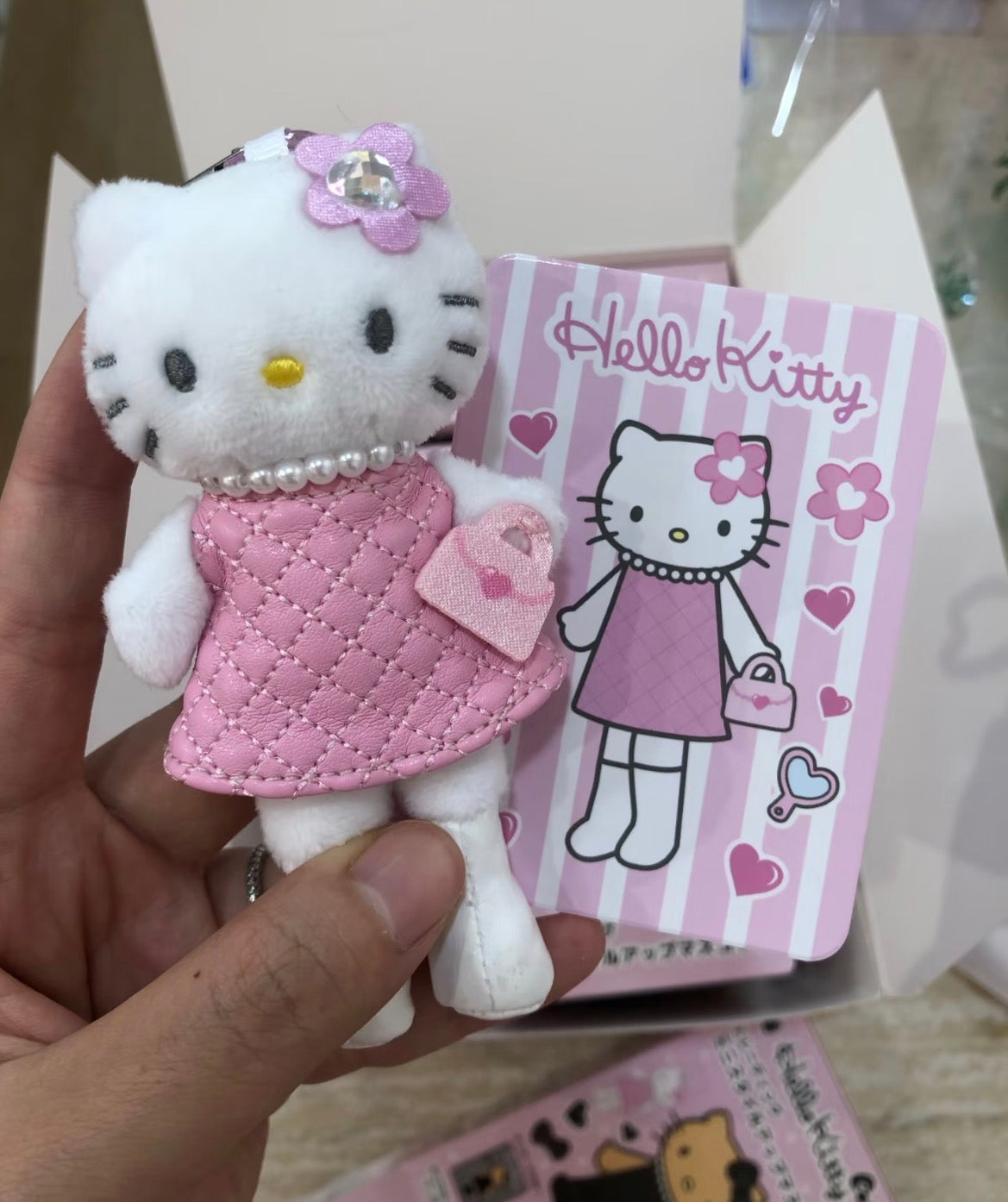 Sanrio｜Hello Kitty Long legs Mini Style Plush Keychain mystery bag/blind box/All 8 types｜1pcs