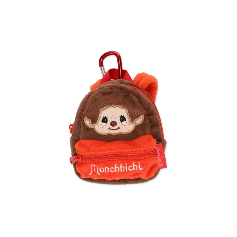 Monchhichi｜Smile Mini Backpack Face Miniature Keychain Bag Charm｜100×130×30mm approx