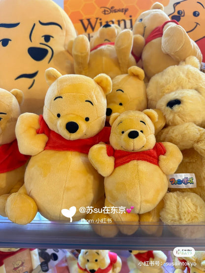 Disney｜Pooh 噗噗露肚皮公仔/玩偶｜約W140×H200×D110mm