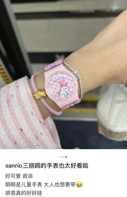 Sanrio｜ Rubber Watch｜3.3×1×4cm approx.