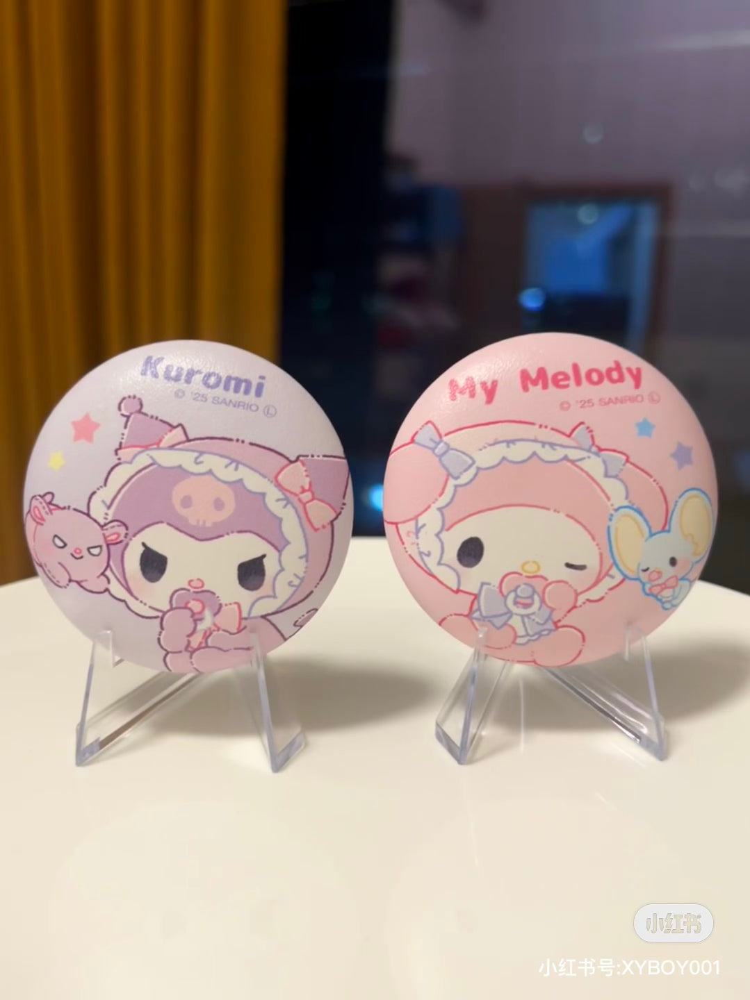 Sanrio｜Mochimochi Tin Badges mystery bag/blind box/All 8 types｜1pcs