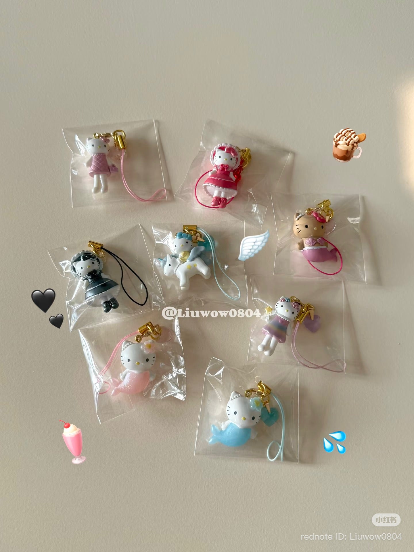 Hello Kitty｜chibittomo Strap phone Charm mystery bag/blind box/All 8 types｜1pcs