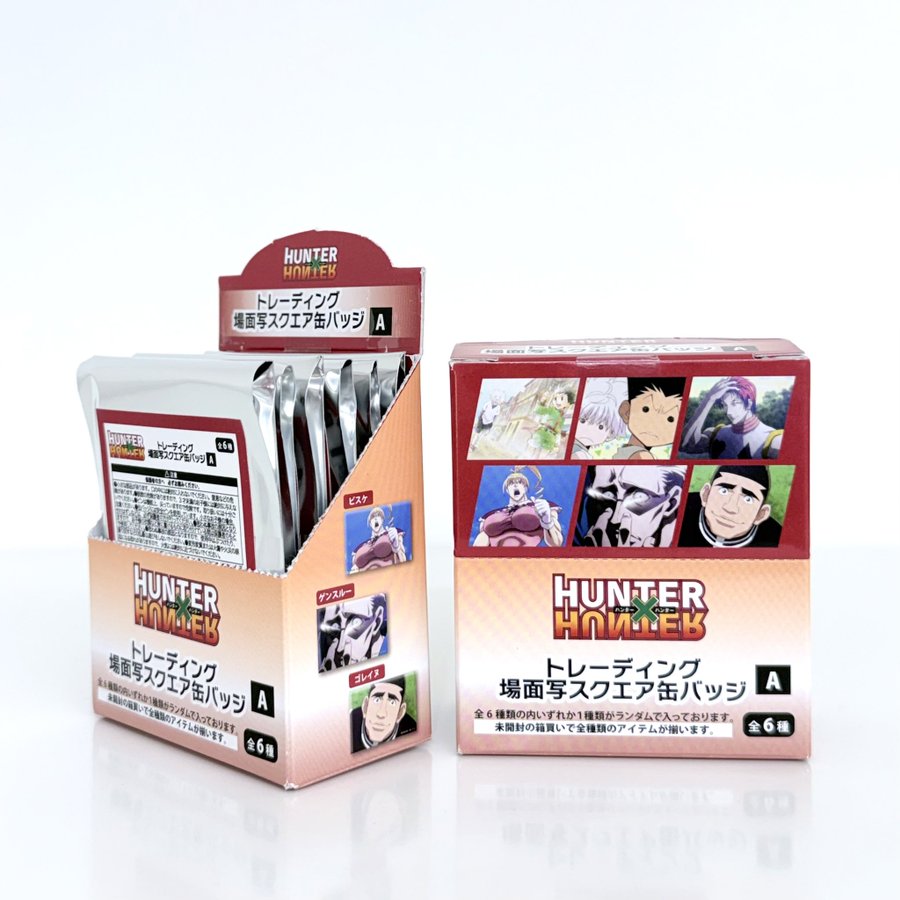 HUNTER×HUNTER Scene Square Can Badge mystery bag/blind box/All 6 types｜1pcs
