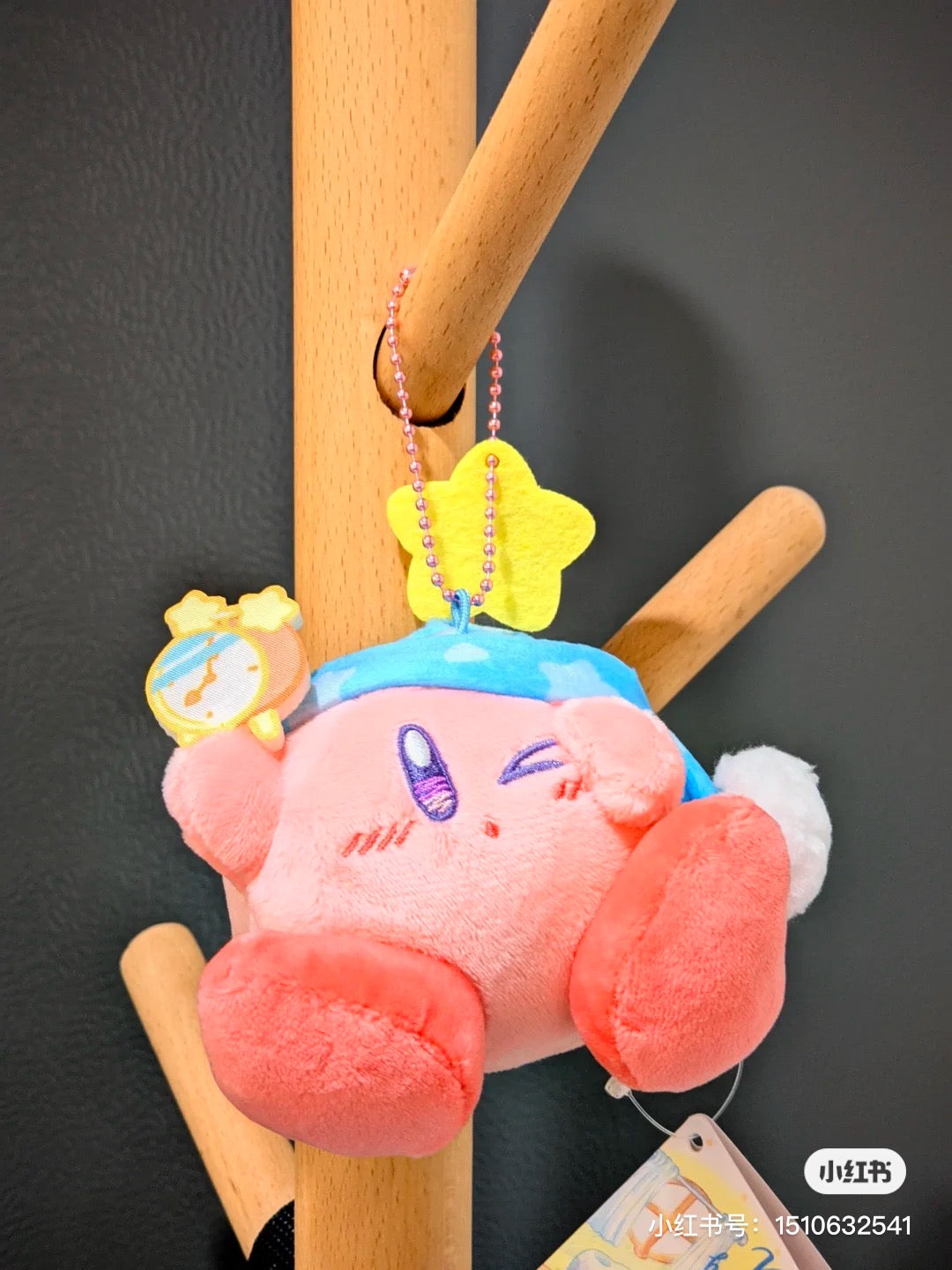 Kirby｜Happy Morning眨眼挂件/包挂｜约9×8.5×9cm
