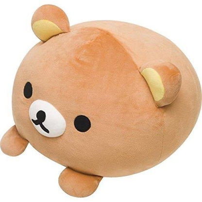 Rilakkuma轻松熊｜San-X Super Mochimochi Daifuku Cushion 超好rua软糯圆滚滚抱枕/靠垫｜约300×400×150mm