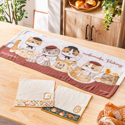 Mofusand｜Mofumofu Bakery Soft Gauze Face Towel｜H340×W800mm approx.