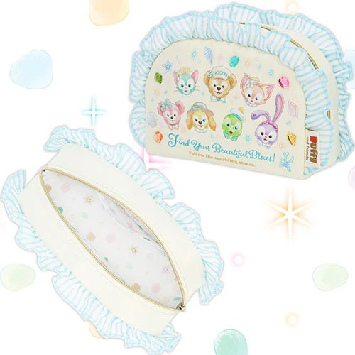Disney｜Tokyo DisneySea 25th Anniversary Duffy and Friends "Find Your Beautiful Blues" Collection Pouch