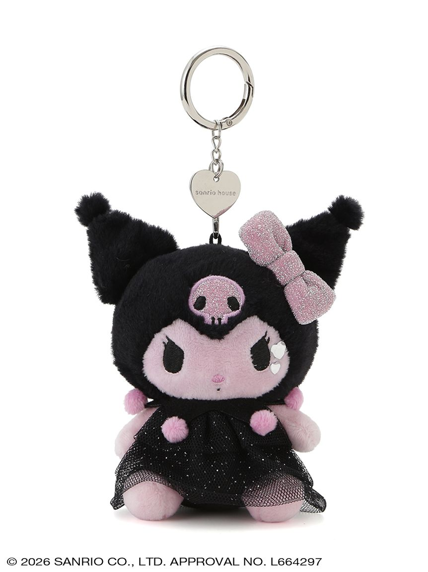 【limit 1】Sanrio｜PINK x BLACK Mascot Holder /Plush Keychain｜H8cm approx.