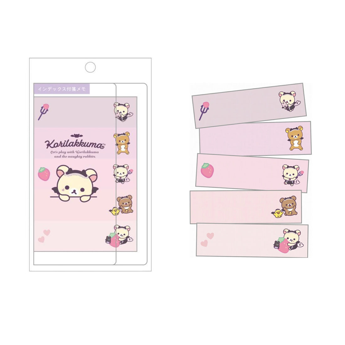 Rilakkuma｜San-X Index Sticky Notes｜125×60mm approx.