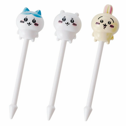 Chiikawa｜Smiley Fruit Fork｜6 piece