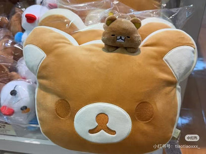 Rilakkuma｜Stay with Me Pancake Super Mochimochi Cushion｜ 230×320×120mm approx.