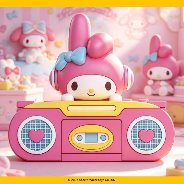 Sanrio Characters Cute Musical Buddies Series - Retro Recorder Music Machine Blind Box