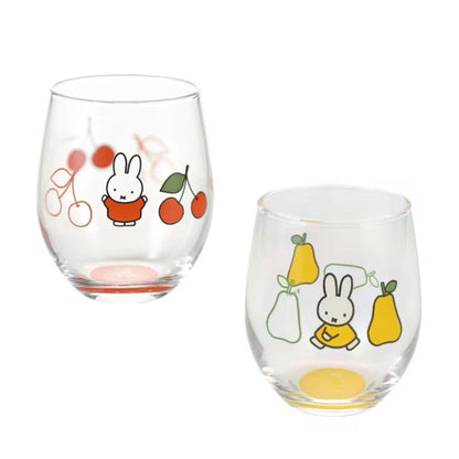 Miffy｜Miffy Bruna Color Chubby Glass｜6.6 x 6.6 x 9.2 cm approx.