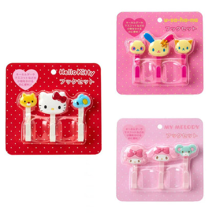 Sanrio｜Hook Set｜2.5×3.5×7.5cm approx.