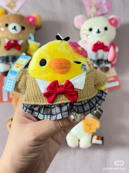 【limit 1】Rilakkuma｜Store 17th Anniversary JK Uniform Mascot Holder /Plush Keychain｜145×115×60mm approx.