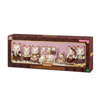 SylvanianFamilies｜Chocolate Rabbit Family Anniversary Set