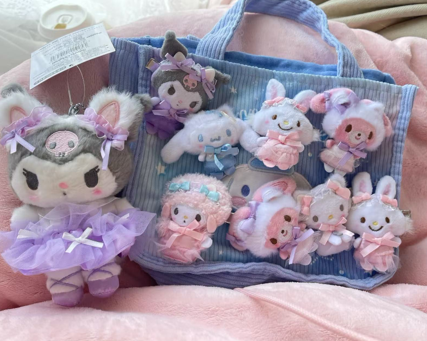 【limit 3】Sanrio｜White Cat Ballerina Characters Secret Hair Clip blindbox/All 8 types｜1pcs