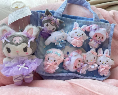【limit 3】Sanrio｜White Cat Ballerina Characters Secret Hair Clip blindbox/All 8 types｜1pcs