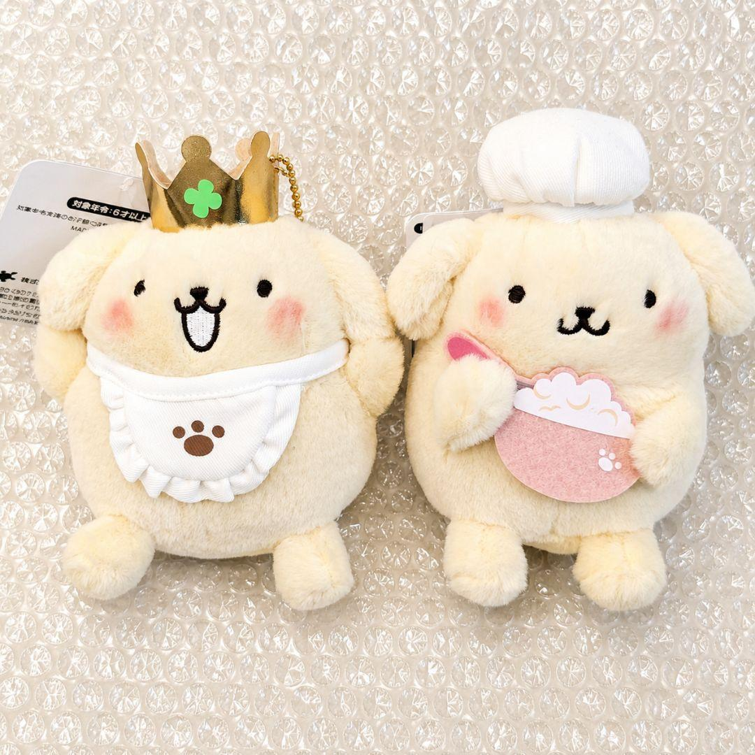 【limit 1】Sanrio｜Pompompurin 30th Anniversary POP UP Sweets Party Mascot Holder/Plush Keychain