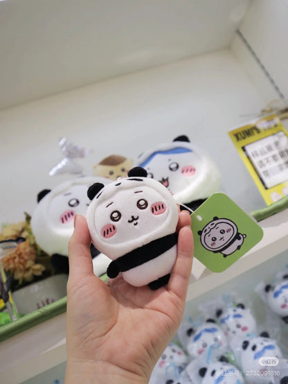 Chiikawa 吉伊卡哇｜Panda Mascot熊猫毛绒玩偶挂件/包挂｜约H110×W85×D40mm