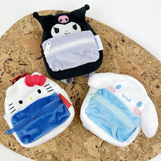 Sanrio｜Characters Backpack-Shaped Pouch｜H13×W10×D3cm approx.