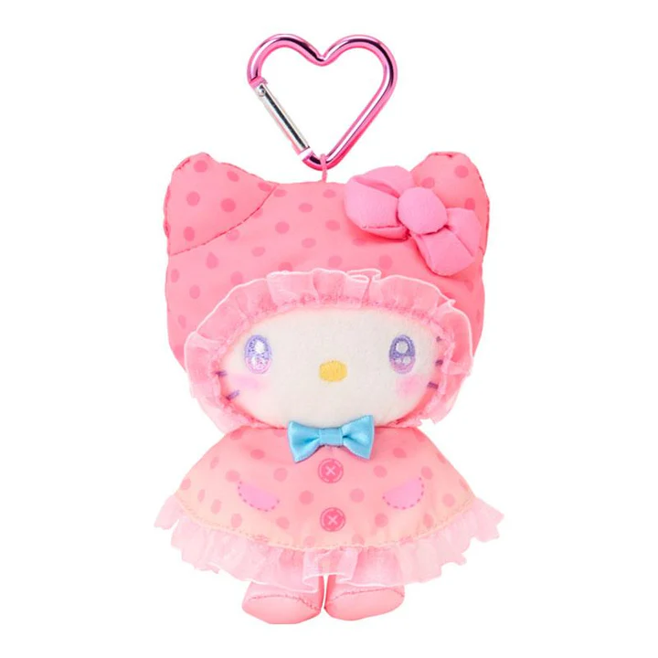 Sanrio｜Sweet Rain Collection Raincoat Mascot Holder /Plush Keychain｜9×7.5×13cm approx.