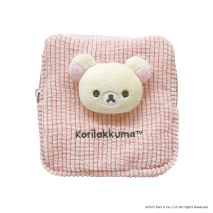 Rilakkuma｜Fluffy Mini Square Pouch｜130×130×30mm approx.