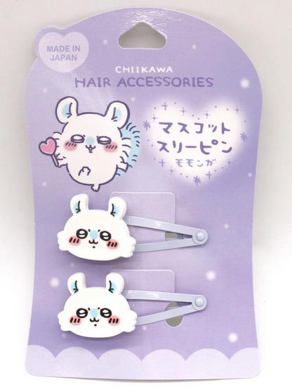 Chiikawa 吉伊卡哇｜Mascot Hair Clip亚克力发夹/刘海夹/1对｜约各H20×W57mm