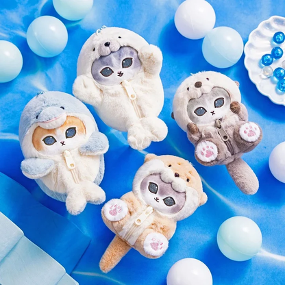 mofusand｜Fluffy Sea Creature Mascot Holder /Plush Keychain｜165×100×70mm approx.