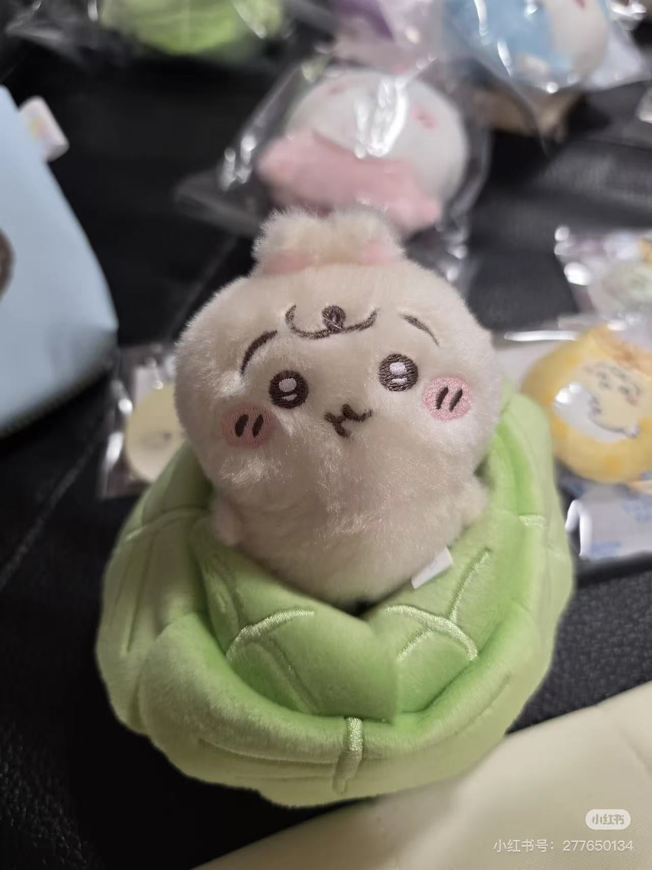 【limit 1】chiikawa｜Chiikawa Baby Wrapped in Cabbage Mascot Holder /Plush Keychain｜155×155×70mm approx.