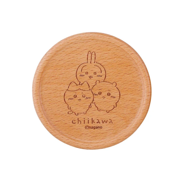 chiikawa｜Coaster Happy Blossom｜90×H15mm approx.