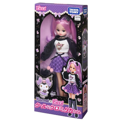 Licca｜Sanrio Licca-chan LD-11 Cool Kuromi ｜26 x 12 x 4cm approx.