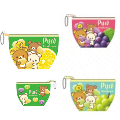 Rilakkuma｜Pure Gummy Mini pouch｜W10.5 x H8.5 x D4.5cm approx.