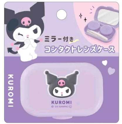 Sanrio｜Contact Lens Case with Mirror｜H92 x W88 x D25mm approx.