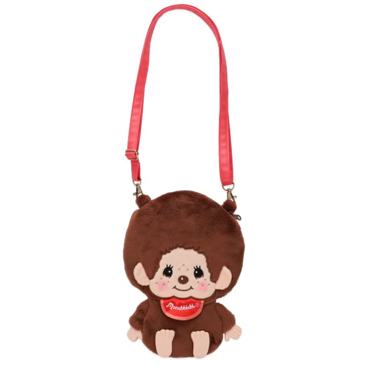 Monchhichi｜Plush Pouch｜H23.5 x W17 x D4cm approx.